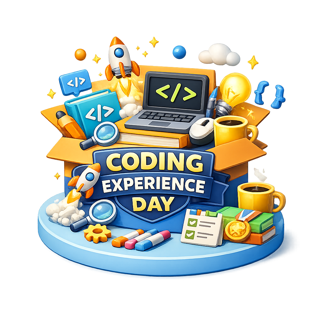 3D icon event coding experience day