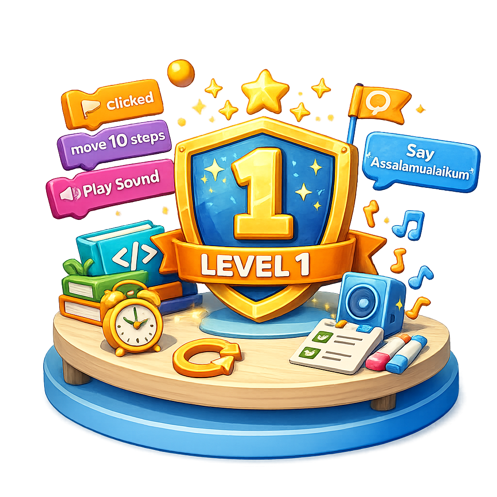 3D icon level 1